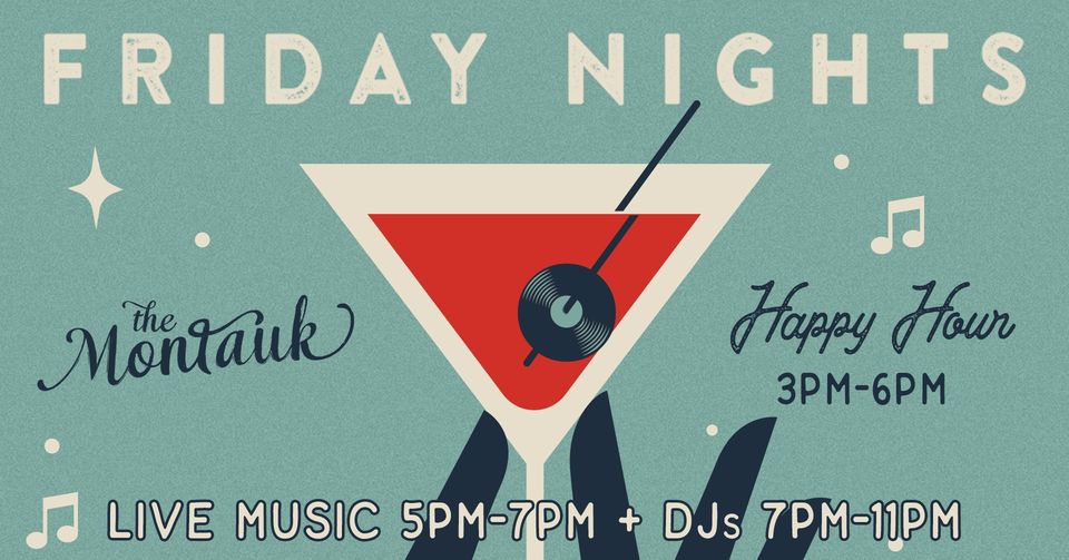 Live Music DJs Every Friday Night!