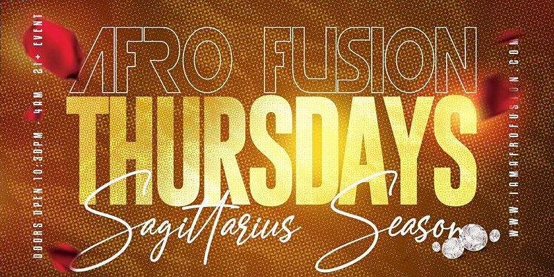 Afrofusion Thursdays : Afrobeats, Hiphop, Dancehall, Soca