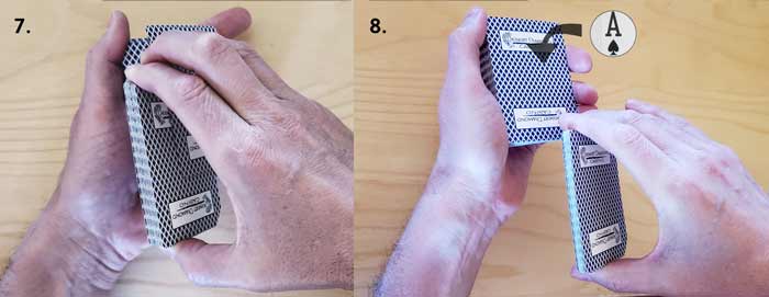 Sequence of cards in trick