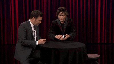 Shin Lim doing a card trick