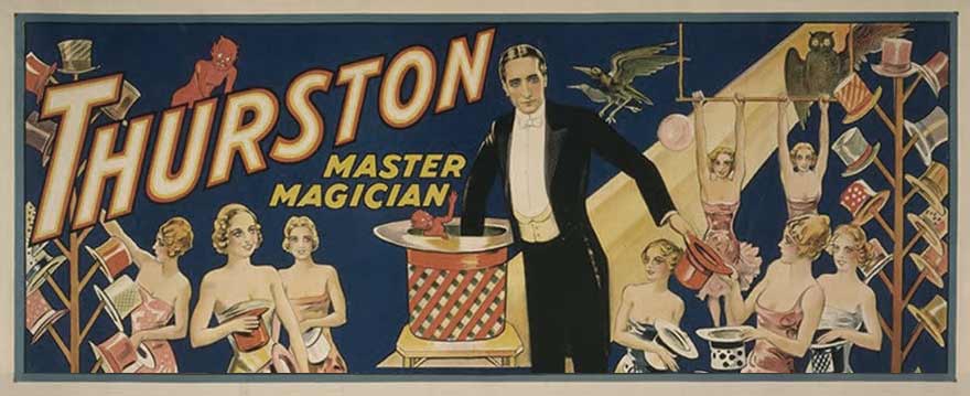 magician Thurston poster