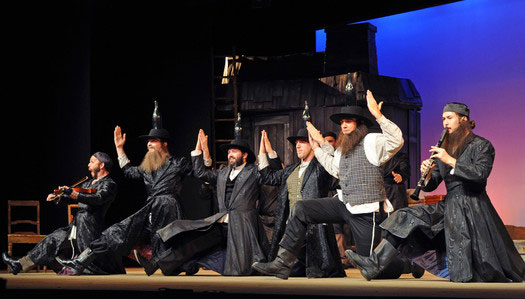 Fiddler on the Roof at the Mesa Palms Dinner Theater with all the actors taking their bows